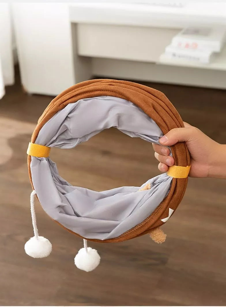Foldable Cat Tunnel Toy -