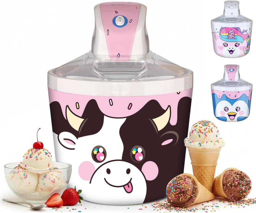 Electric Ice Cream Maker Machine for Kids – Countertop Soft Serve