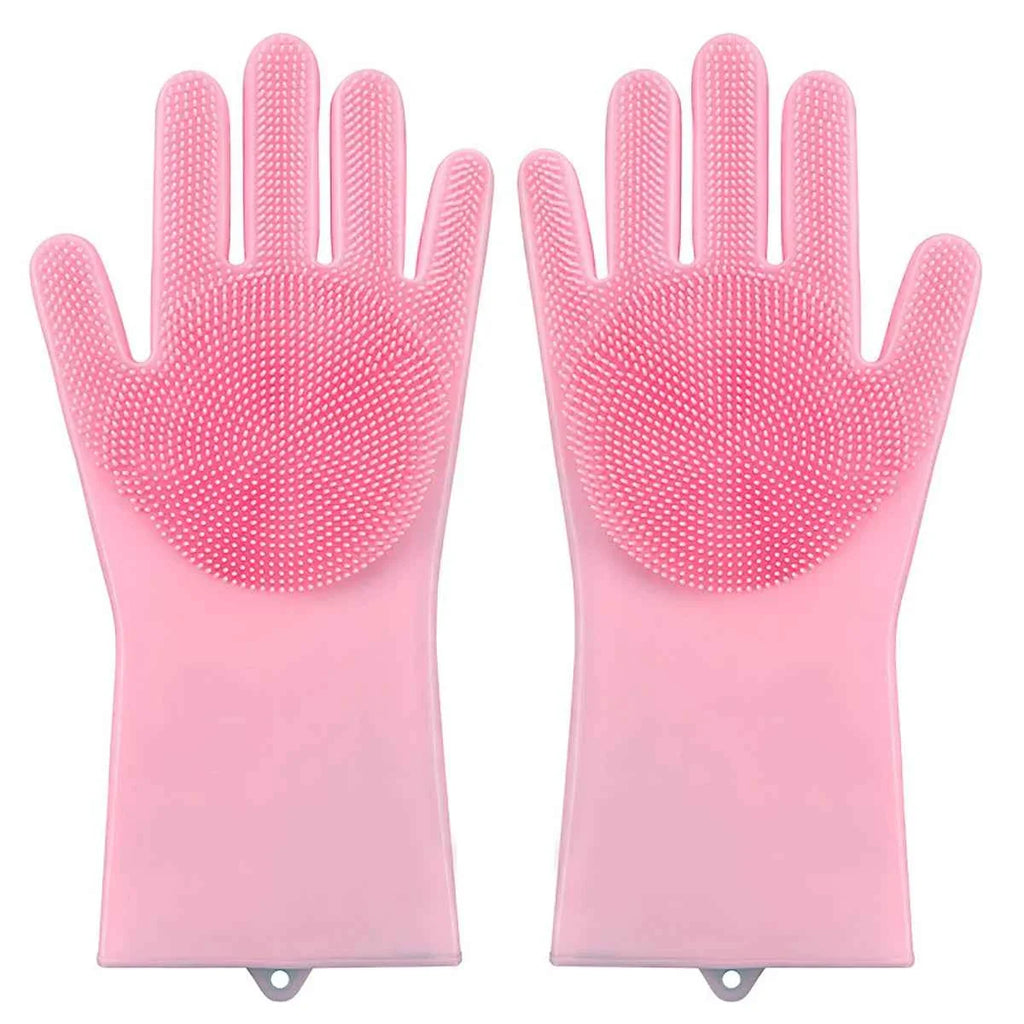Premium Silicone Bathing Gloves for Dogs and Cats