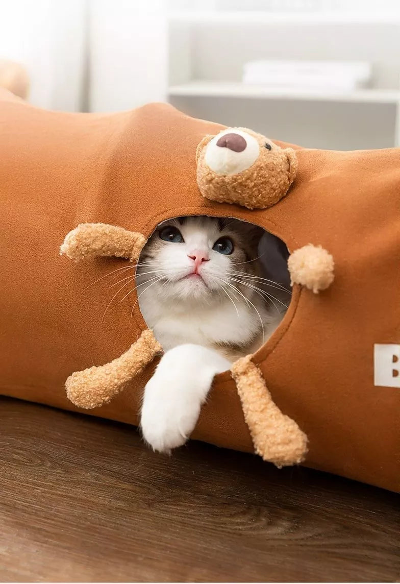 Foldable Cat Tunnel Toy -