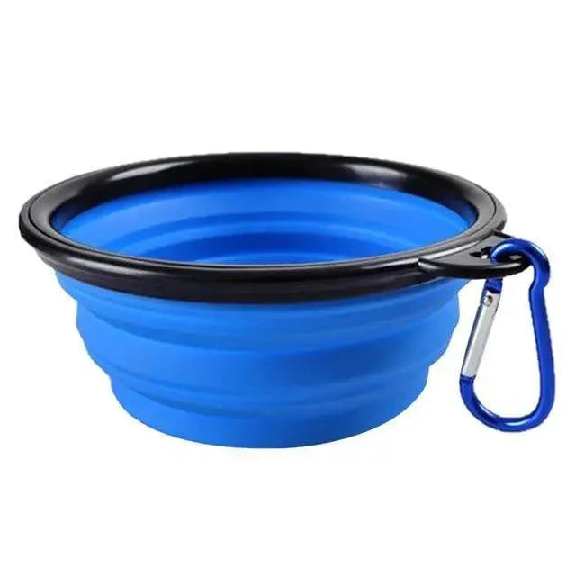 Collapsible Silicone Cat and Dog Food Water Bowl