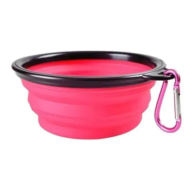 Collapsible Silicone Cat and Dog Food Water Bowl